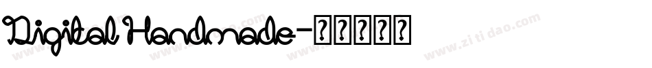 Digital Handmade字体转换